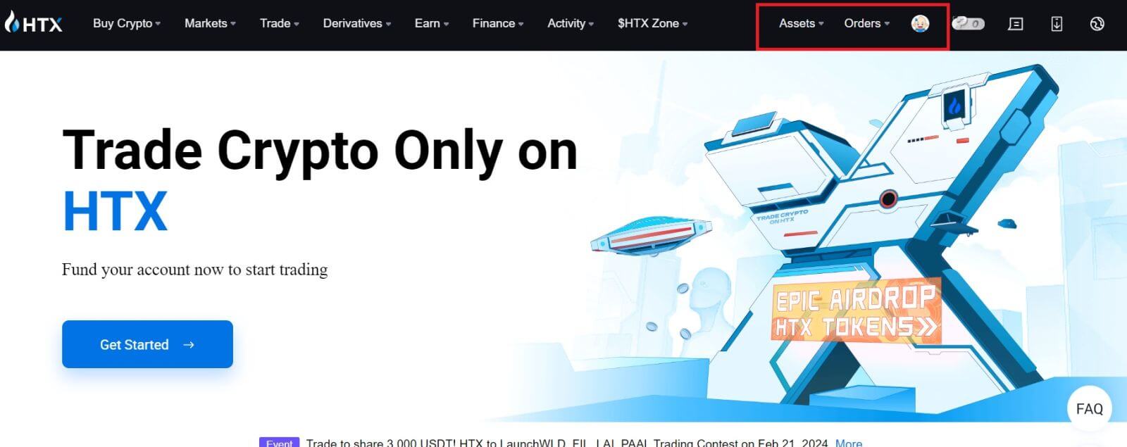 How to Login and Deposit on HTX