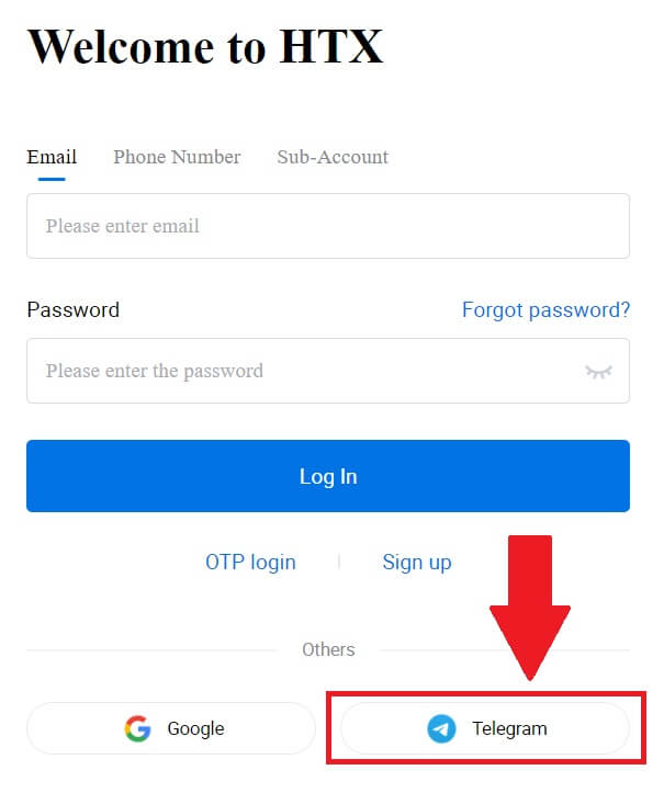 How to Login and Deposit on HTX