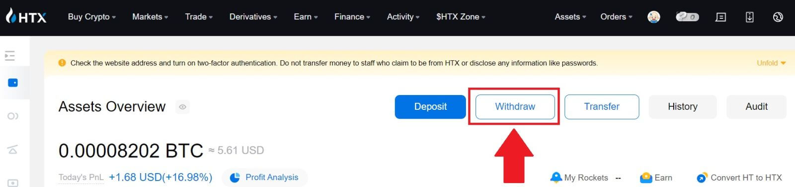 Kuinka avata tili ja nostaa HTX:stä Kuinka avata tili ja nostaa HTX:stä