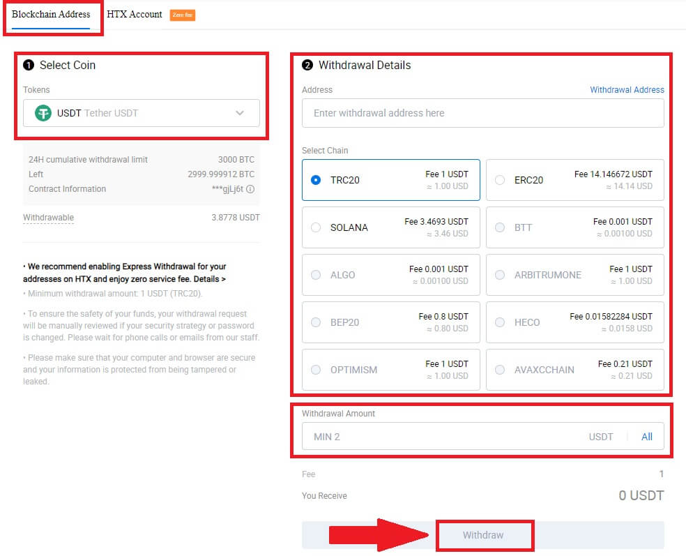 How to Sign in and Withdraw from HTX How to Sign in and Withdraw from HTX
