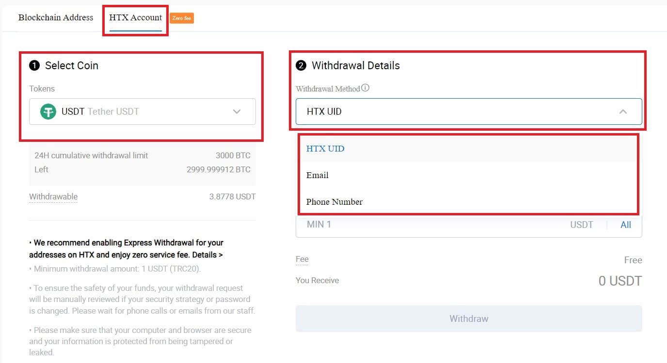 How to Sign in and Withdraw from HTX How to Sign in and Withdraw from HTX