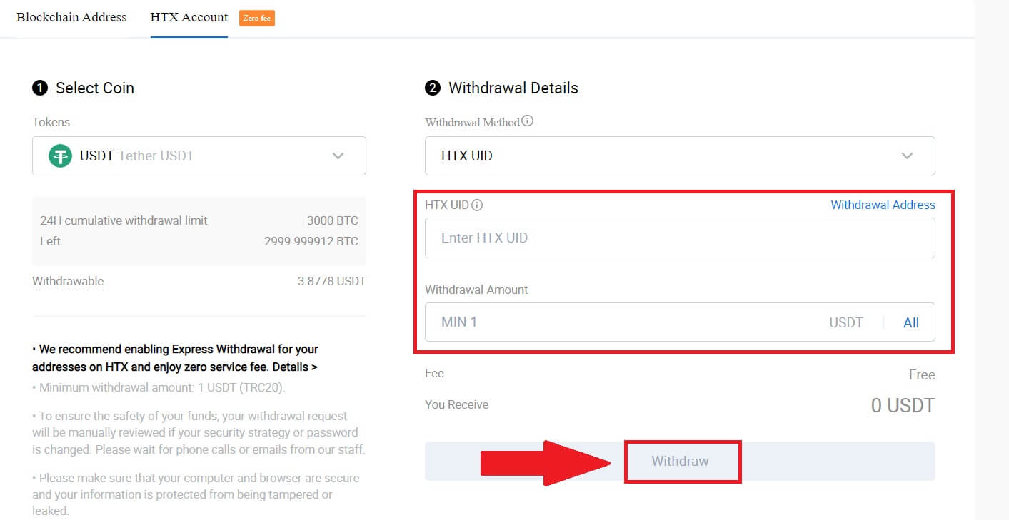 How to Sign in and Withdraw from HTX How to Sign in and Withdraw from HTX