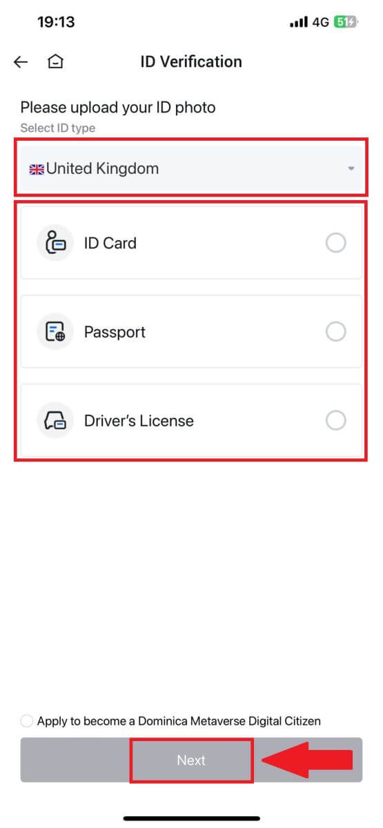 Account verifiëren op HTX Account verifiëren op HTX
